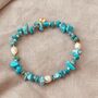 Heartsease Turquoise Bracelet, thumbnail 4 of 6