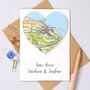 Map Location Heart New Home Card, thumbnail 6 of 8