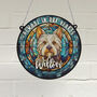 West Highland Terrier Memorial Suncatcher, thumbnail 1 of 6