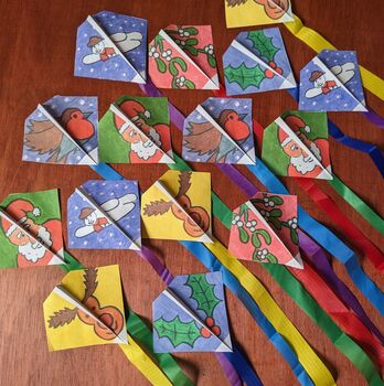 Personalisable Xmas Flyer Indoor Kite For Festive Fun, 2 of 12