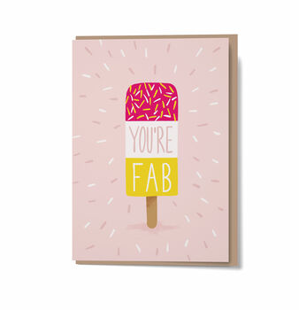 You're Fab Greetings Card, 6 of 6