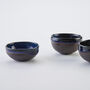 Onyx Black Porcelain Cobalt Blue Chilli Flake Bowl, thumbnail 2 of 2