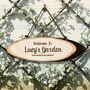 Personalised Welcome To My Garden Wooden Sign, thumbnail 1 of 1