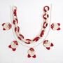 Christmas Gonk Garland And Paper Chain Knitting Kit, thumbnail 6 of 10