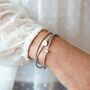 Alesia Rose Gold Heart Charm Leather Bracelet, thumbnail 1 of 8
