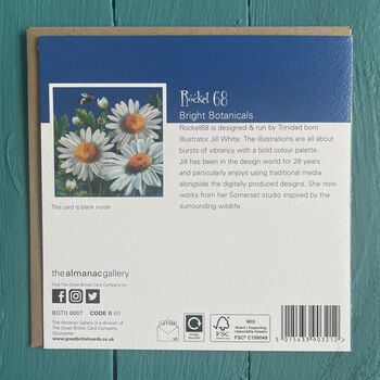 Daisy Botanical Embossed Card, 2 of 2