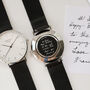 Men`s Architect Watch With Own Handwriting Engraving, thumbnail 3 of 6