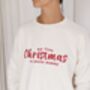 First Christmas As Mummy Embroidered Personalised Sweatshirt Jumper, thumbnail 6 of 9