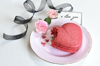 Large Heart Macaron In Gift Box, 2 of 4