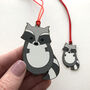 Raccoon Christmas Tree Decoration, thumbnail 2 of 5