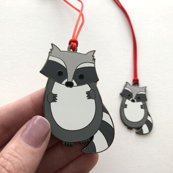 Raccoon Christmas Tree Decoration, 2 of 5