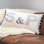 Personalised Valentines, Wedding Or Anniversary Cushion, thumbnail 2 of 7