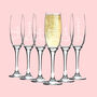 Personalised Wedding Name Champagne Flute Glass, thumbnail 4 of 4