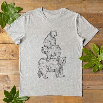 Bear Family Stack T Shirt, 2 of 4