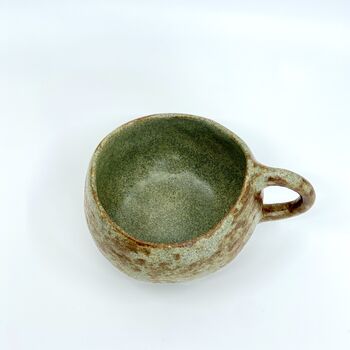 Ceramic Handmade Mug Stoneware Matcha Coffee Tea Cup, 4 of 7
