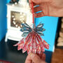 Handmade Paper Angel Christmas Tree Decoration, thumbnail 6 of 9