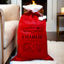Personalised Special Delivery Red Sack, thumbnail 2 of 4