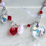 Crystal Heart Mini Garland Christmas Decoration, thumbnail 1 of 10