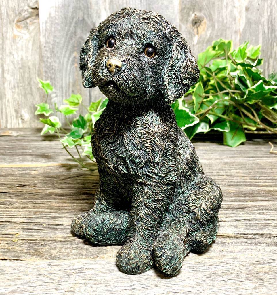 cockapoo garden sculpture by london garden trading | notonthehighstreet.com