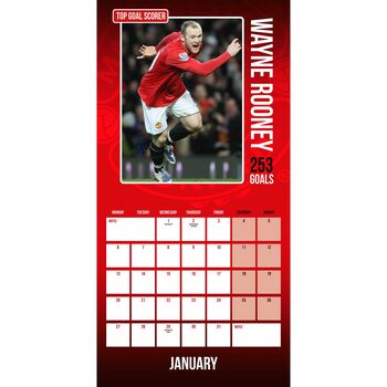 Official Manchester United 2025 Personalised Calendar, 2 of 4