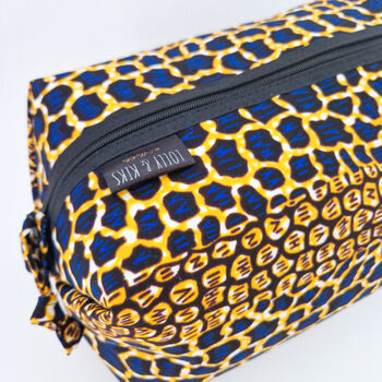 African Print Toiletry Wash Bag | Rere Print, 6 of 6