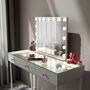 Cyrita Dressing Table With Mirror LED Lights, thumbnail 2 of 4