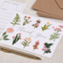 Wild Flowers Thank You A6 Postcard Pack, thumbnail 1 of 3
