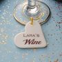 Personalised Wine Glass Charm, thumbnail 2 of 6