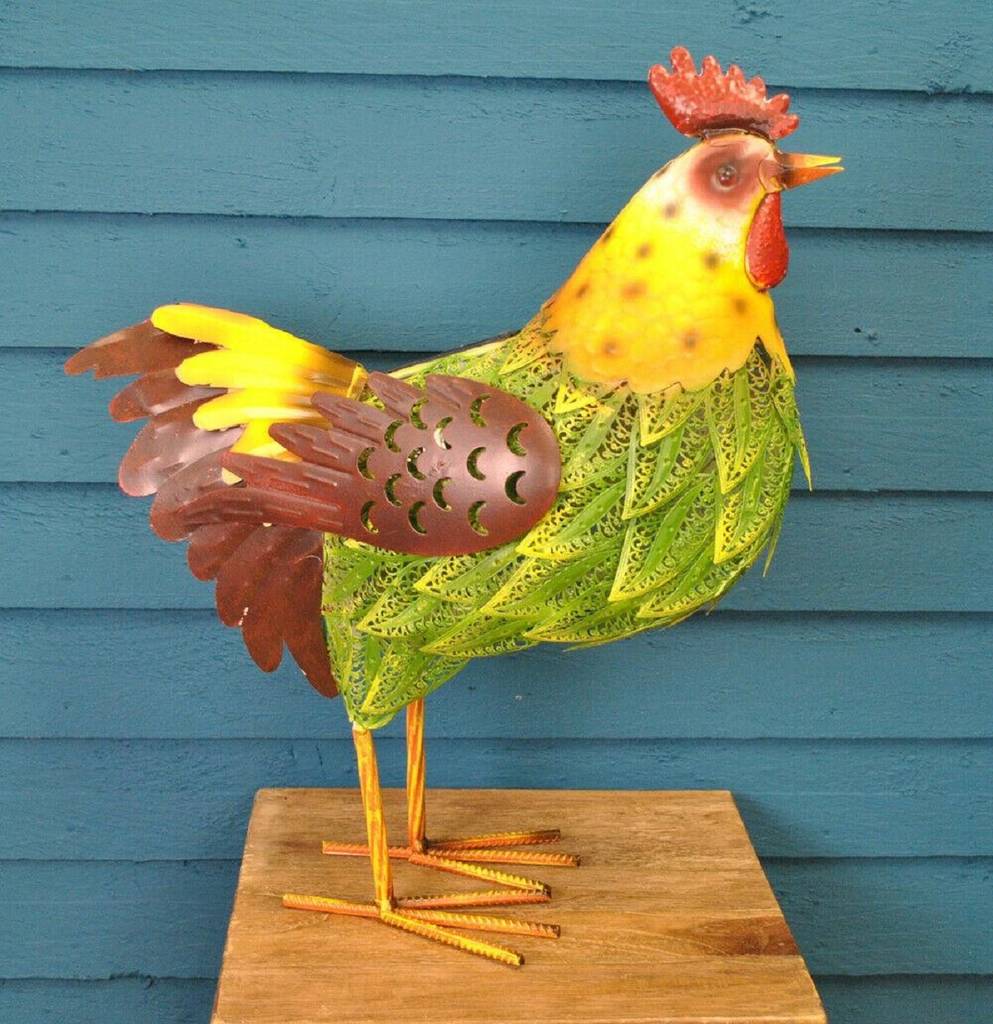 hen solar garden light by garden selections