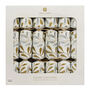 Gold Mistletoe Luxury Christmas Crackers , Six Pack, thumbnail 1 of 3