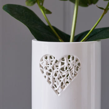 Handcrafted Tangled Motif Ceramic Vase, 3 of 9