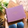 Personalised Leather Bound Wedding Guest Book, thumbnail 3 of 11