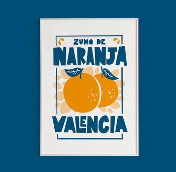 Spanish Oranges Kitchen Print, 6 of 9