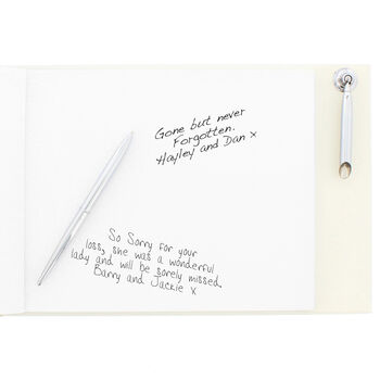 Personalised Loving Memory Guest Book, 5 of 6