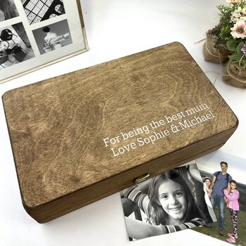 Mummy's Favourite Memories Wooden Memory Box, 11 of 11