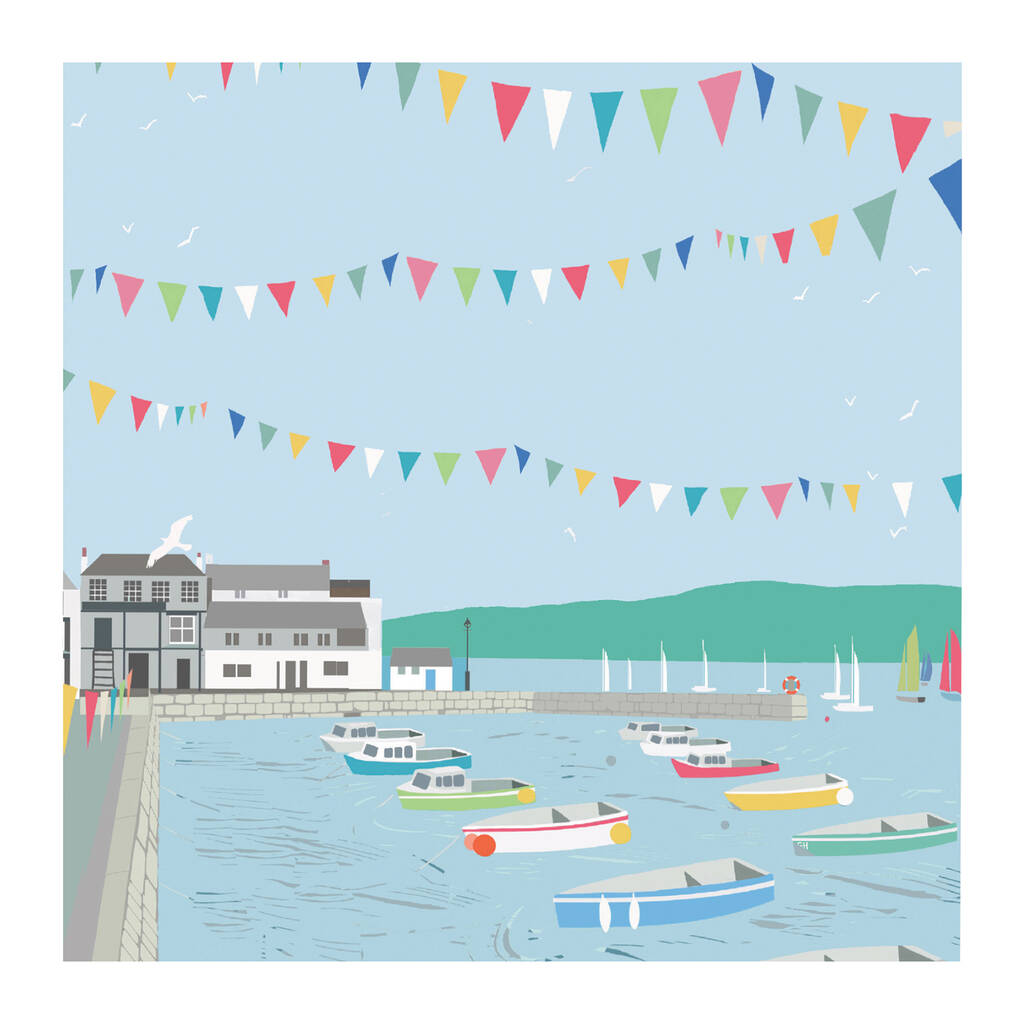 Set Of Four Falmouth Cards By Betty Boyns