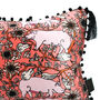 The Country Pig Coral Eco Friendly Rectangle Cushion, thumbnail 4 of 4