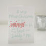 Mummy To Be Christmas Card, thumbnail 1 of 3