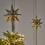 Gold LED Star Tree Topper, thumbnail 2 of 3