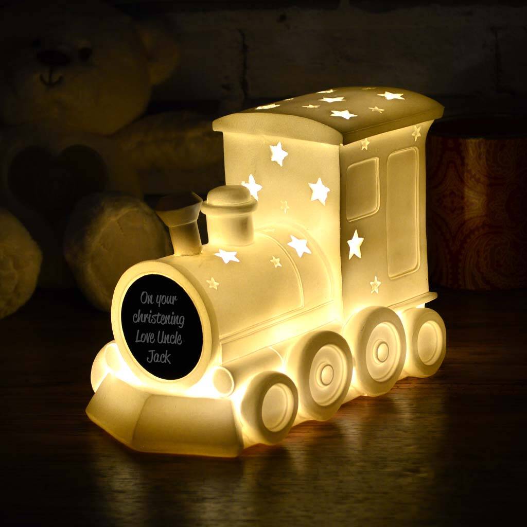 Personalised Night Light Train Design By GiftsOnline4U ...