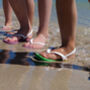 Discoverers Kids Turtle Clips Flip Flops, thumbnail 2 of 7