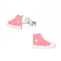 Good Vibes Pink Converse Sneaker Earrings, thumbnail 3 of 5