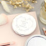 Personalised Floral Heart Mirror For Mum, thumbnail 1 of 3