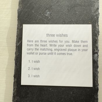 Personalised Three Special Wishes Keepsake, 8 of 8