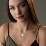 Urban Jungle Monstera Leaf Necklace, thumbnail 5 of 9