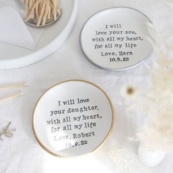 Mother Of The Bride Personalised Wedding Keepsake Gift, 2 of 5