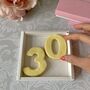 Milestone Personalised Letterbox Vanilla Cookie, thumbnail 1 of 12