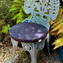 Circular Round Garden Outdoor Seat Pads Plain Navy Blue, thumbnail 2 of 5