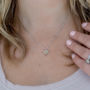 Steling Silver Adjustable Cloud And Lightning Necklace, thumbnail 4 of 7