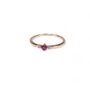Ruby Look Rings, Cz, Rose Or Gold Vermeil 925 Silver, thumbnail 3 of 8